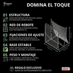 Mainake Kairós | Reboteador de Fútbol Multiángulo 4 en 1