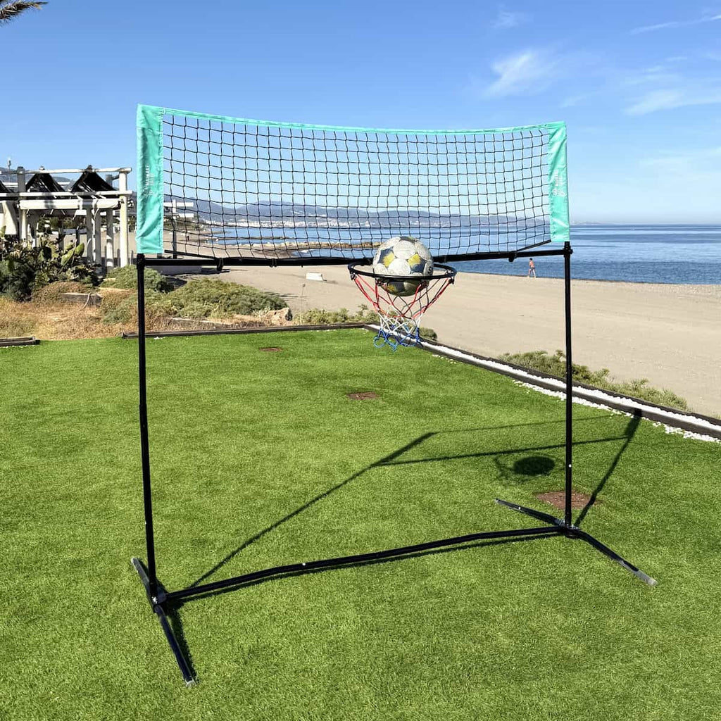 Red multideporte en función fútbol-baloncesto